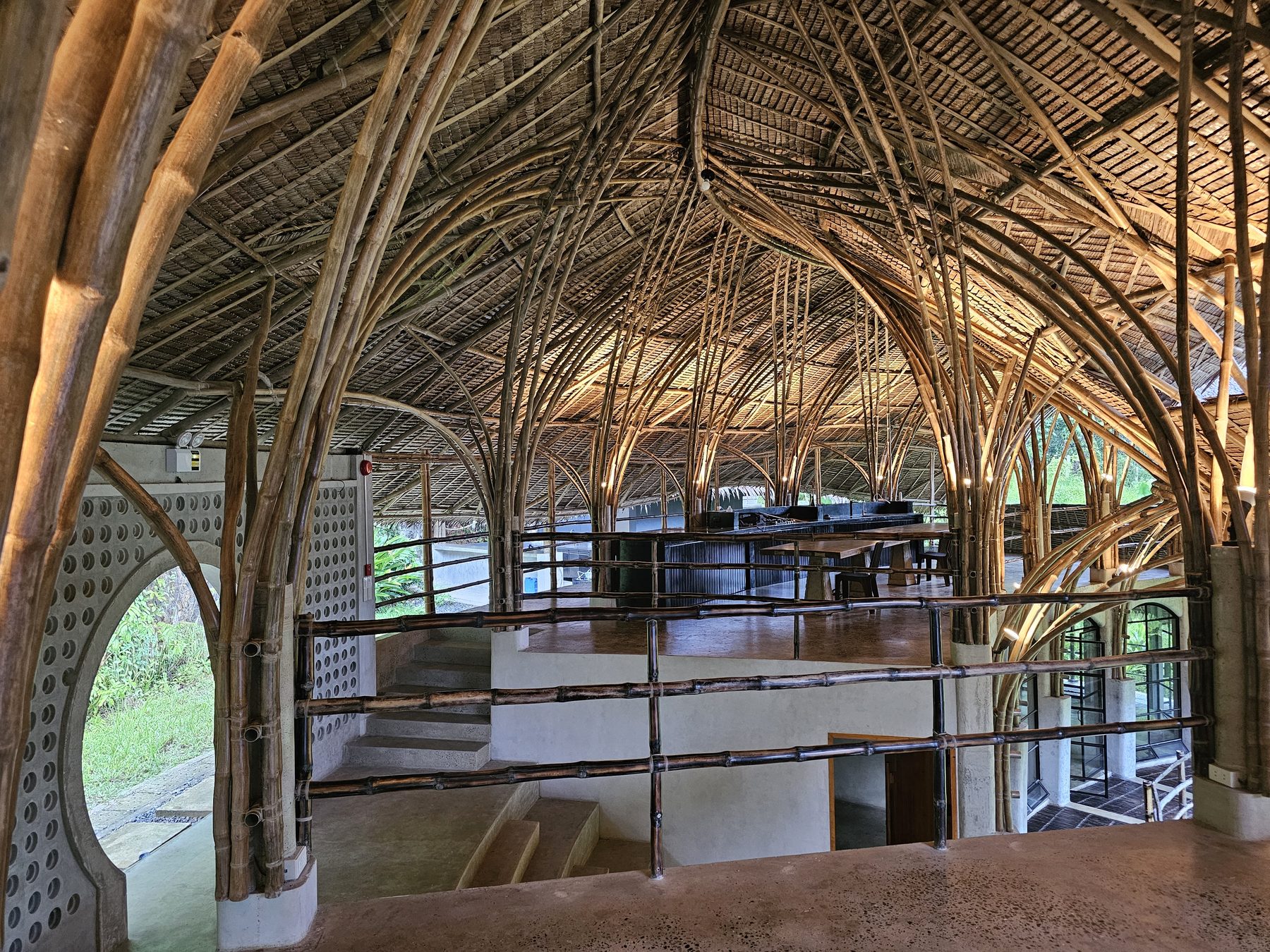 Evening ambiance at House Formo, a design-led retreat in El Nido